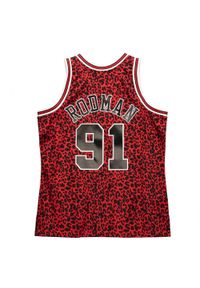 Mitchell & Ness - Koszulka NBA Chicago Bulls Dennis Rodman. Kolor: czerwony. Sport: koszykówka #1
