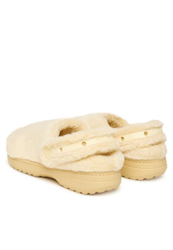 Crocs Kapcie Classic Unfurgettable Clog 211116 Écru. Kolor: kremowy. Materiał: materiał