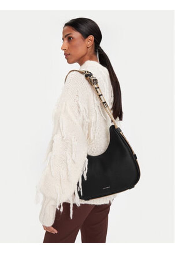 Coccinelle Torebka Coccinelle Raquel E1 SQ0 13 02 01 Czarny. Kolor: czarny. Materiał: skórzane