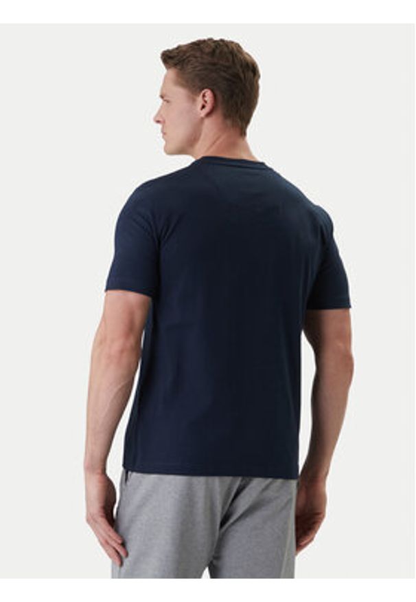 Aeronautica Militare T-Shirt 261TS1580UJ00372 Granatowy Regular Fit. Kolor: niebieski. Materiał: bawełna