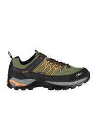 Niskie buty trekkingowe CMP Rigel waterprof. Kolor: zielony, wielokolorowy, pomarańczowy. Sport: turystyka piesza #1