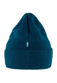 Fjällräven - Czapka zimowa Fjallraven Vardag Classic Beanie - storm. Kolor: niebieski. Sezon: zima. Styl: sportowy