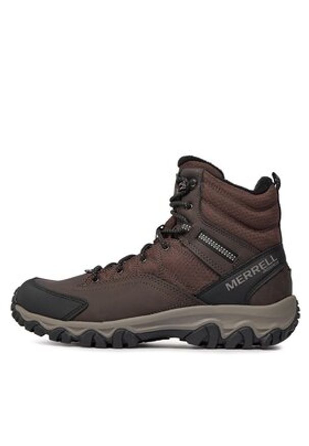 Merrell Trekkingi Thermo Akita Mid Wp J036447 Brązowy. Kolor: brązowy. Materiał: skóra, nubuk. Sport: turystyka piesza