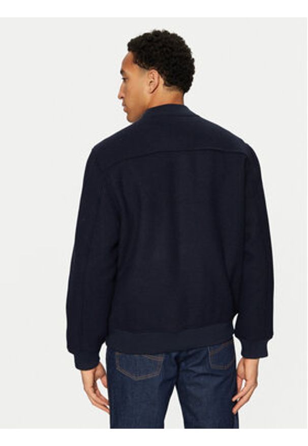 Mustang Kurtka bomber Byron 1015902 Granatowy Regular Fit. Kolor: niebieski. Materiał: syntetyk