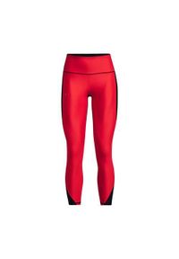 Spodnie treningowe damskie Under Armour HG Armour. Kolor: czerwony. Materiał: materiał, syntetyk