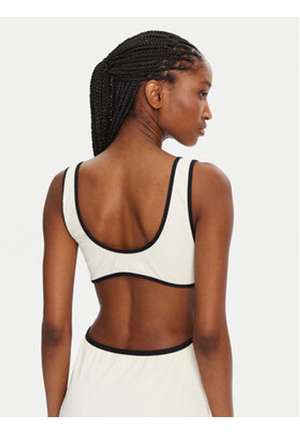 Seafolly Sukienka letnia Beach Bound 55111-DR Écru Slim Fit. Materiał: syntetyk. Sezon: lato