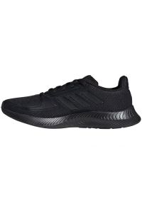 Adidas - Buty adidas Runfalcon 2.0 Jr FY9494 czarne. Kolor: czarny. Materiał: materiał, syntetyk, guma. Szerokość cholewki: normalna #7