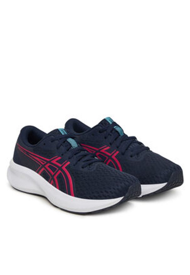 Asics Buty do biegania Patriot 14 1012B836 Granatowy. Kolor: niebieski. Materiał: materiał, mesh