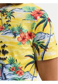 Polo Ralph Lauren T-Shirt 710963813001 Żółty Custom Slim Fit. Typ kołnierza: polo. Kolor: żółty. Materiał: bawełna #4