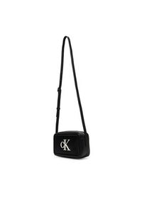 Calvin Klein Torebka Bold Ck Camera Bag LV04F3220G Czarny. Kolor: czarny. Materiał: skórzane #5