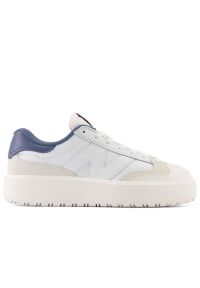 Buty unisex New Balance CT302VA – białe. Okazja: na co dzień. Kolor: biały. Materiał: guma, skóra. Szerokość cholewki: normalna. Obcas: na platformie
