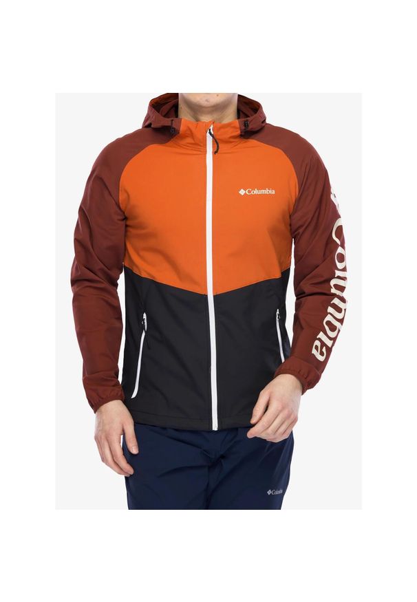 columbia - Kurtka softshell męska Columbia Panther Creek II Jacket. Kolor: pomarańczowy. Materiał: softshell. Sport: turystyka piesza