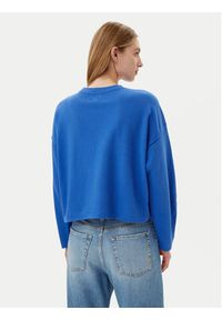 GAP - Gap Bluza 767368-02b Niebieski Oversize. Kolor: niebieski. Materiał: bawełna #5