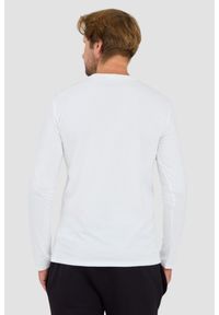 Guess - GUESS Biały męski longsleeve Ls Cn, Rozmiar XL. Kolor: biały. Materiał: bawełna. Długość rękawa: długi rękaw. Długość: długie #3