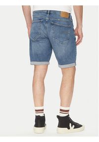 G-Star RAW - G-Star Raw Szorty jeansowe 3301 D10481 D634 H096 Niebieski Slim Fit. Kolor: niebieski. Materiał: bawełna #3