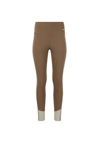Damskie legginsy Athlecia Aspasia. Kolor: wielokolorowy, beżowy, brązowy. Sport: fitness #1