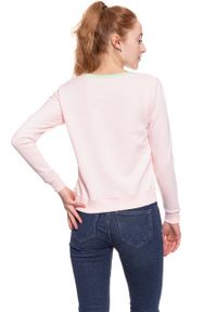 Wrangler - DAMSKI SWETER WRANGLER RETRO KABEL SWT ROSEWATER W602RHYLF 112130380. Wzór: nadruk. Styl: retro #3