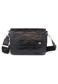 DAAG - Skórzana listonoszka damska czarna Daag ASTRA-M. Kolor: czarny. Materiał: skórzane. Styl: casual, klasyczny #1