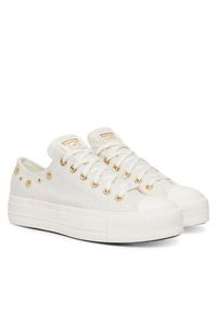 Converse Trampki Chuck Taylor All Star Heathered Glam A17597C Beżowy. Kolor: beżowy. Materiał: materiał #2