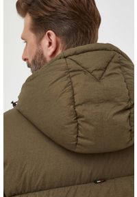 TOMMY HILFIGER - Tommy Hilfiger kurtka puchowa męska kolor zielony zimowa. Kolor: zielony. Materiał: puch. Sezon: zima #6