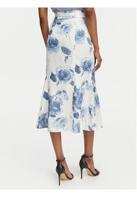 Guess Spódnica midi W6GD69 W2092 Kolorowy Regular Fit. Materiał: len. Wzór: kolorowy #4