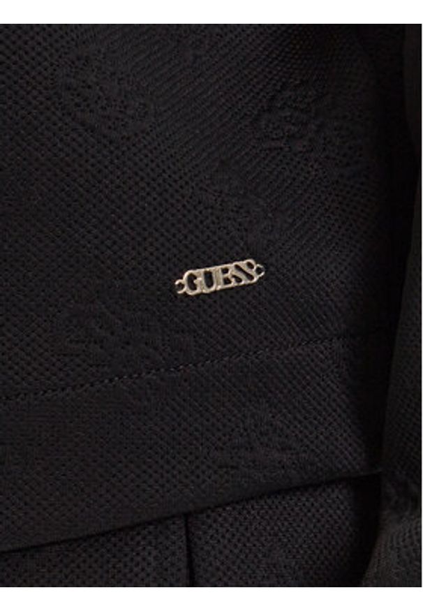 Guess Bluza V5YQ04 KBSL2 Czarny Regular Fit. Kolor: czarny. Materiał: syntetyk