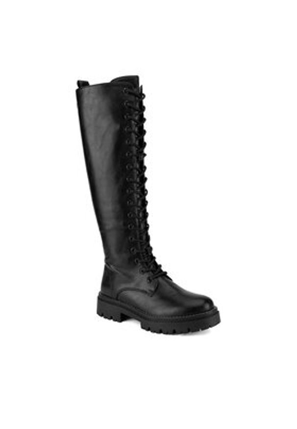 DeeZee Kozaki WS5865-26 Czarny. Kolor: czarny. Materiał: materiał