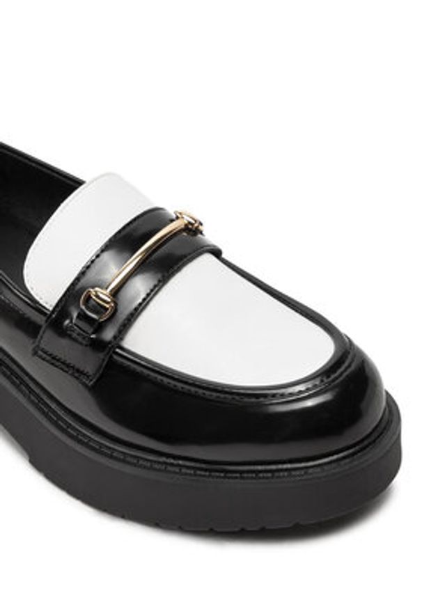 Aldo Loafersy Grundgens 13804482 Czarny. Kolor: czarny. Materiał: skóra