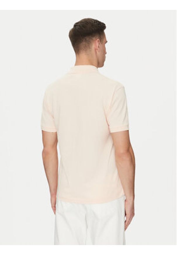 Lacoste Polo L1212 Beżowy Regular Fit. Typ kołnierza: polo. Kolor: beżowy. Materiał: bawełna
