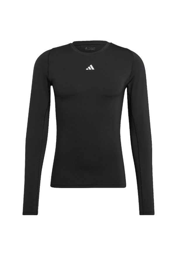 Adidas - Koszulka męska adidas Techfit Aeroready Long Sleeve Tee. Kolor: czarny. Długość rękawa: długi rękaw. Technologia: Techfit (Adidas)