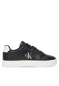 Calvin Klein Jeans Sneakersy Classic Cupsole Mono Lth Wn YW0YW01902 Czarny. Kolor: czarny. Materiał: skóra