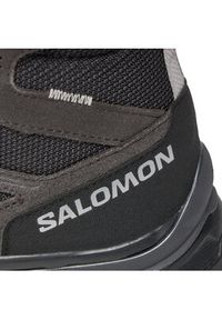 salomon - Salomon Trekkingi X Ward Leather Mid GORE-TEX L47181900 Czarny. Kolor: czarny. Materiał: zamsz, skóra