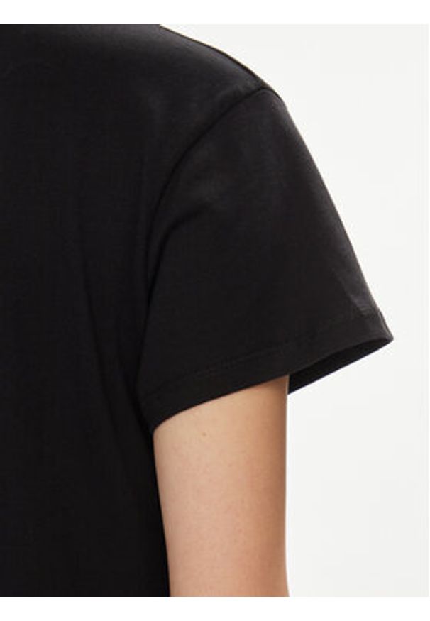 Liu Jo T-Shirt TA4137 J6040 Czarny Regular Fit. Kolor: czarny. Materiał: bawełna