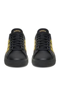Adidas - adidas Sneakersy GRAND COURT 2.0 JS2490 Czarny. Kolor: czarny. Materiał: materiał #3