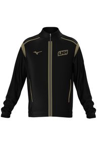 Kurtka z dresu Mizuno StarLigue LNH. Kolor: czarny, beżowy, wielokolorowy. Materiał: dresówka. Sport: piłka ręczna #1