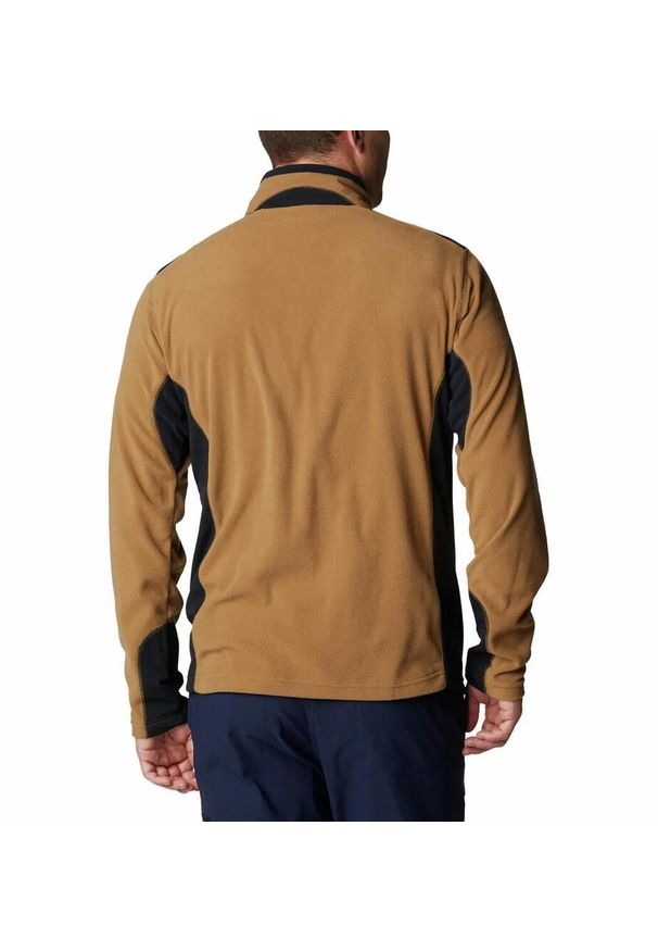 columbia - Polar Rozpinany Męski Columbia Klamath Range Full Zip. Kolor: brązowy. Materiał: polar. Sport: turystyka piesza