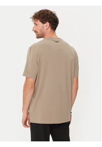 BOSS - Boss T-Shirt Tee 9 50512998 Beżowy Regular Fit. Kolor: beżowy. Materiał: bawełna #5