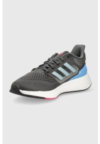 Adidas - adidas buty do biegania EQ21 Run kolor szary. Zapięcie: sznurówki. Kolor: szary. Materiał: materiał, guma. Szerokość cholewki: normalna. Sport: bieganie #3