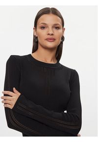 Patrizia Pepe Sukienka dzianinowa 8A1295/K7I5-K103 Czarny Slim Fit. Kolor: czarny. Materiał: syntetyk #3