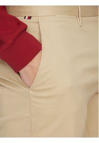 TOMMY HILFIGER - Tommy Hilfiger Szorty materiałowe Brooklyn MW0MW23563 Beżowy Regular Fit. Kolor: beżowy. Materiał: bawełna #5