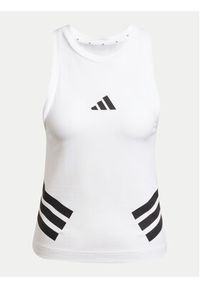 Adidas - adidas Top Future Icons 3-Stripes JC5419 Biały Slim Fit. Kolor: biały. Materiał: bawełna #5