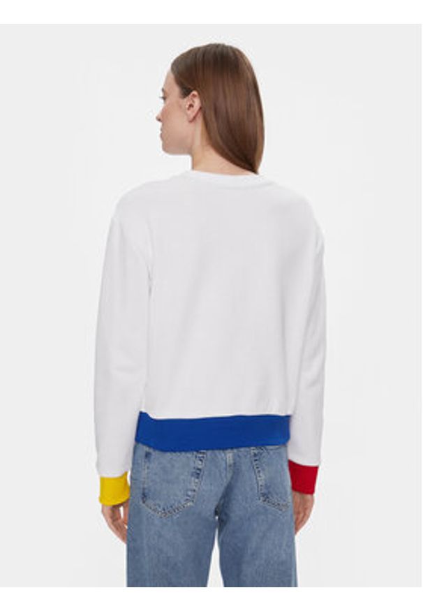 United Colors of Benetton - United Colors Of Benetton Bluza 3J68D1069 Biały Regular Fit. Kolor: biały. Materiał: bawełna