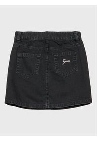 Guess Spódnica J3RD01 D4IC0 Czarny Regular Fit. Kolor: czarny. Materiał: jeans