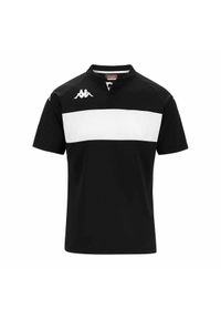 Polo Kappa Dalto. Typ kołnierza: polo. Kolor: czarny, biały, wielokolorowy. Sport: piłka nożna #1