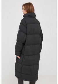 Calvin Klein kurtka puchowa damska kolor czarny zimowa oversize. Kolor: czarny. Materiał: puch. Sezon: zima #6