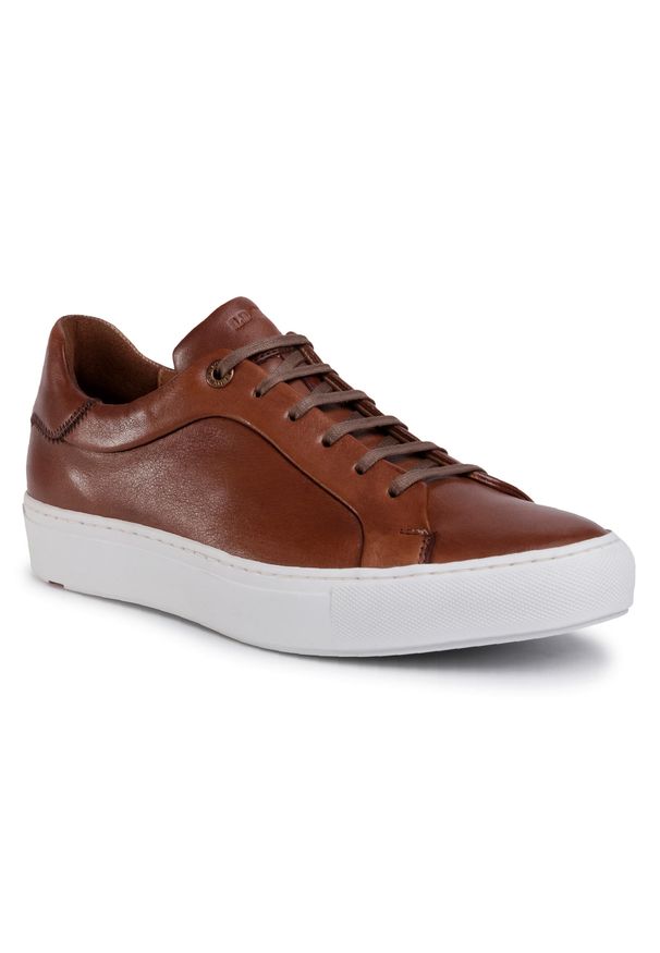 Sneakersy Lloyd Ajan 29-518-03 Cognac. Kolor: brązowy. Materiał: skóra