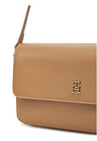 TOMMY HILFIGER - Tommy Hilfiger Torebka Th Distinct Conv Crossover AW0AW17219 Brązowy. Kolor: brązowy. Materiał: skórzane #4
