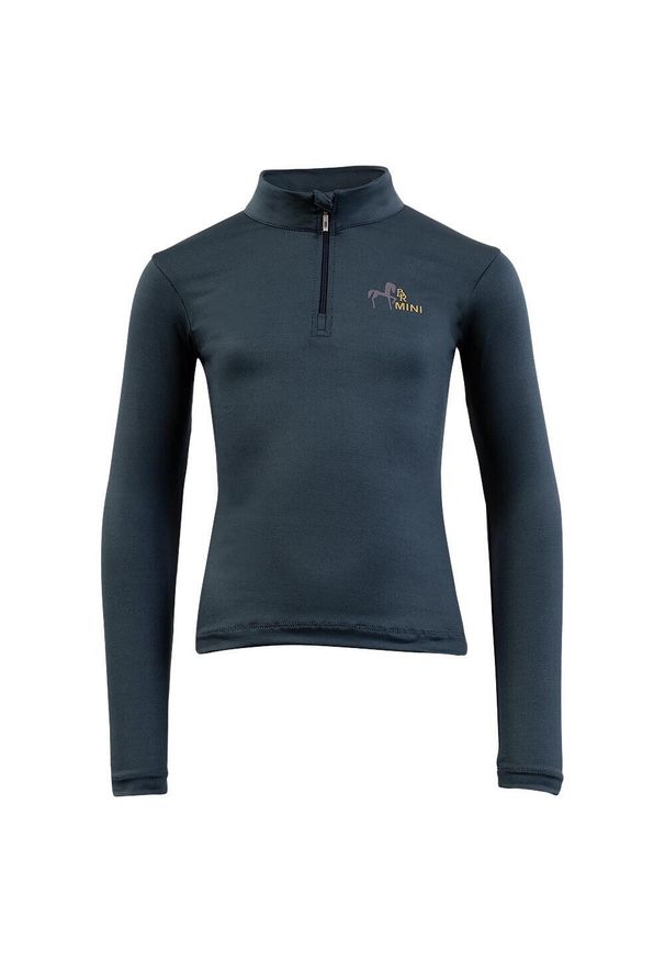 Kurtka do jazdy konnej dla dziewczynki BR Equitation. Kolor: niebieski. Długość rękawa: długi rękaw. Styl: młodzieżowy