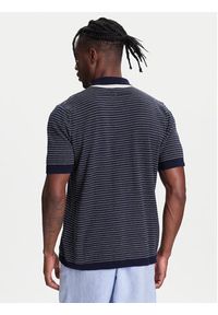 United Colors of Benetton - United Colors Of Benetton Polo 1094K301J Granatowy Regular Fit. Typ kołnierza: polo. Kolor: niebieski. Materiał: bawełna #4