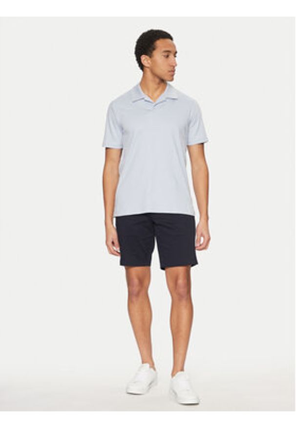 Calvin Klein Szorty materiałowe K10K114071 Granatowy Slim Fit. Kolor: niebieski. Materiał: bawełna